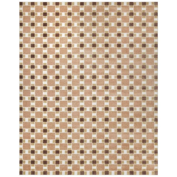 Capodilupo Rust Modern Indoor Rug | Wayfair North America