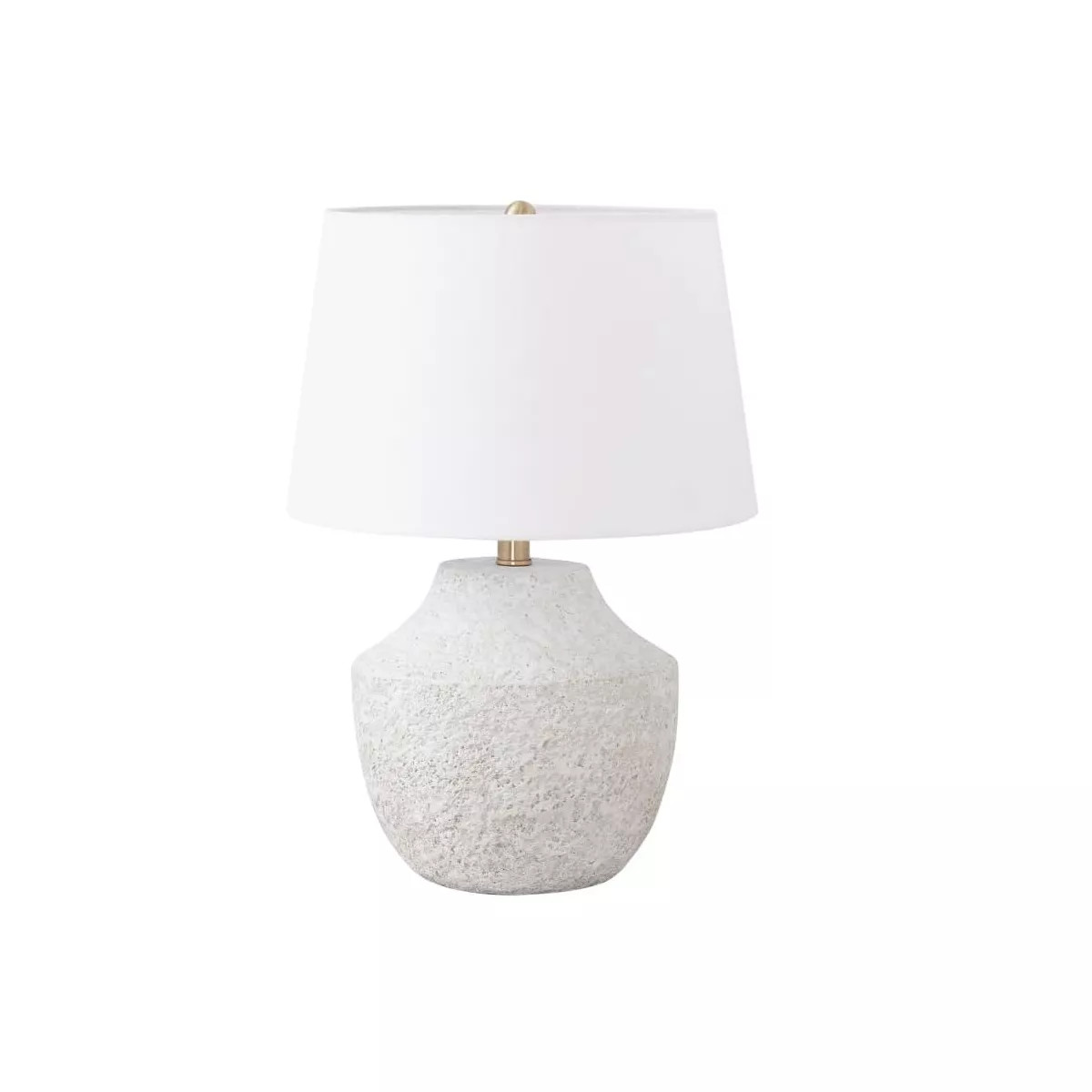 Monarch Specialties Lighting 20inchH Table Lamp Cream Concrete Ivory / Cream Shade Modern | Target