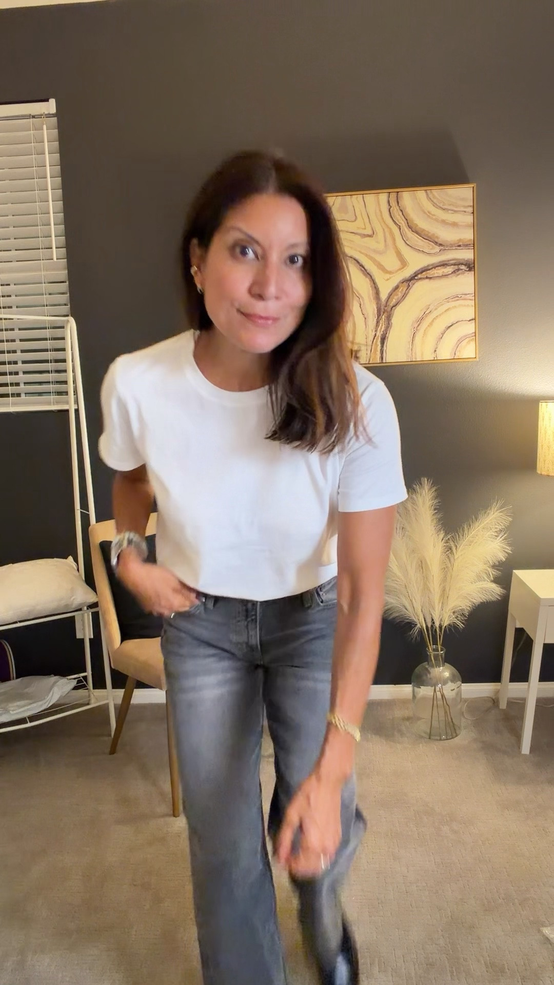 Good jeans for fall 

Mid rise classic fit 
Wearing 25 

Over 50 style

#LTKPetite #LTKSeasonal #LTKOver40