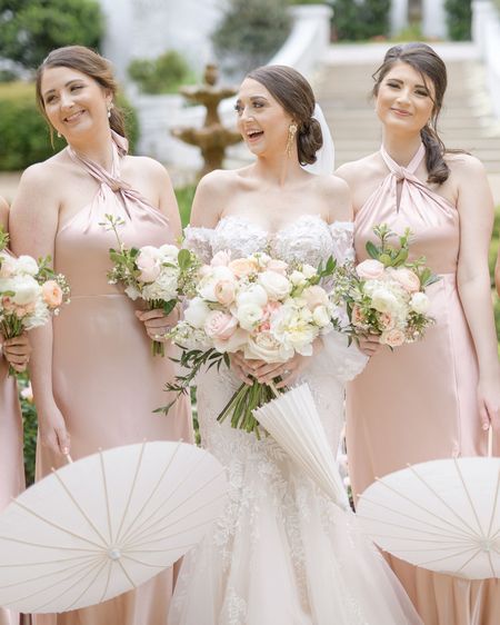 Affordable rose gold bridesmaid dresses paired with the cutest photo accessory 

#LTKwedding #LTKunder100