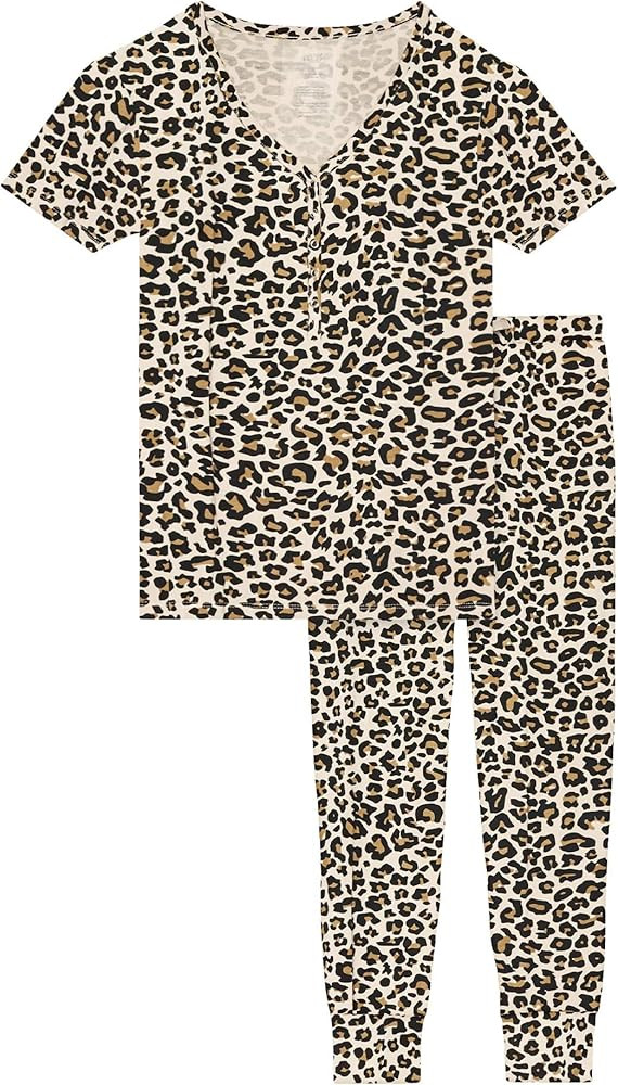 Adult Pajamas Set - Two Piece Loungewear - Soft Viscose from Bamboo Nightwear PJs | Amazon (US)