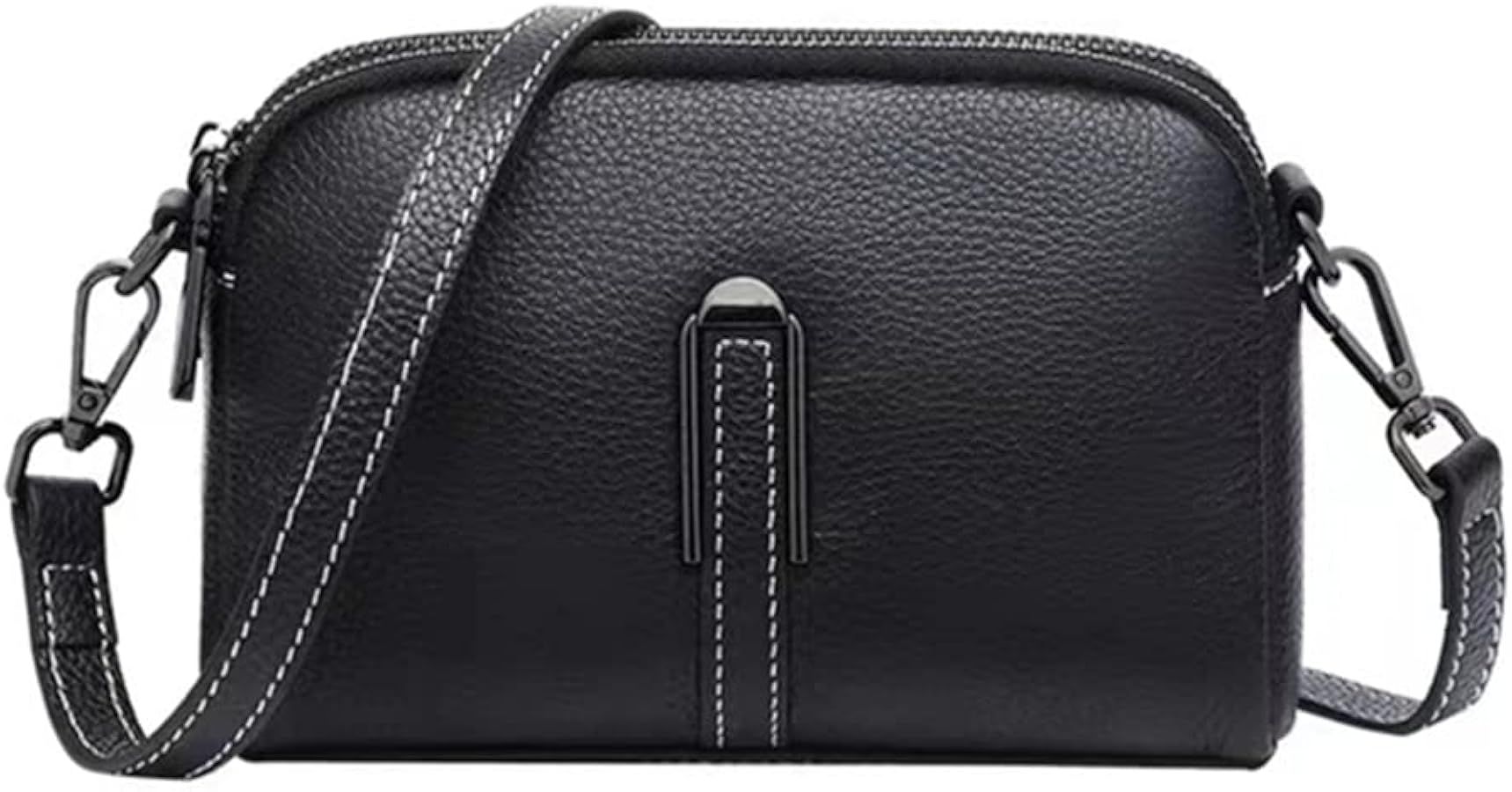 Leather Small Crossbody Bags for Women, Shoulder Handbags Crossbody Purse Zipper closure | Amazon (US)