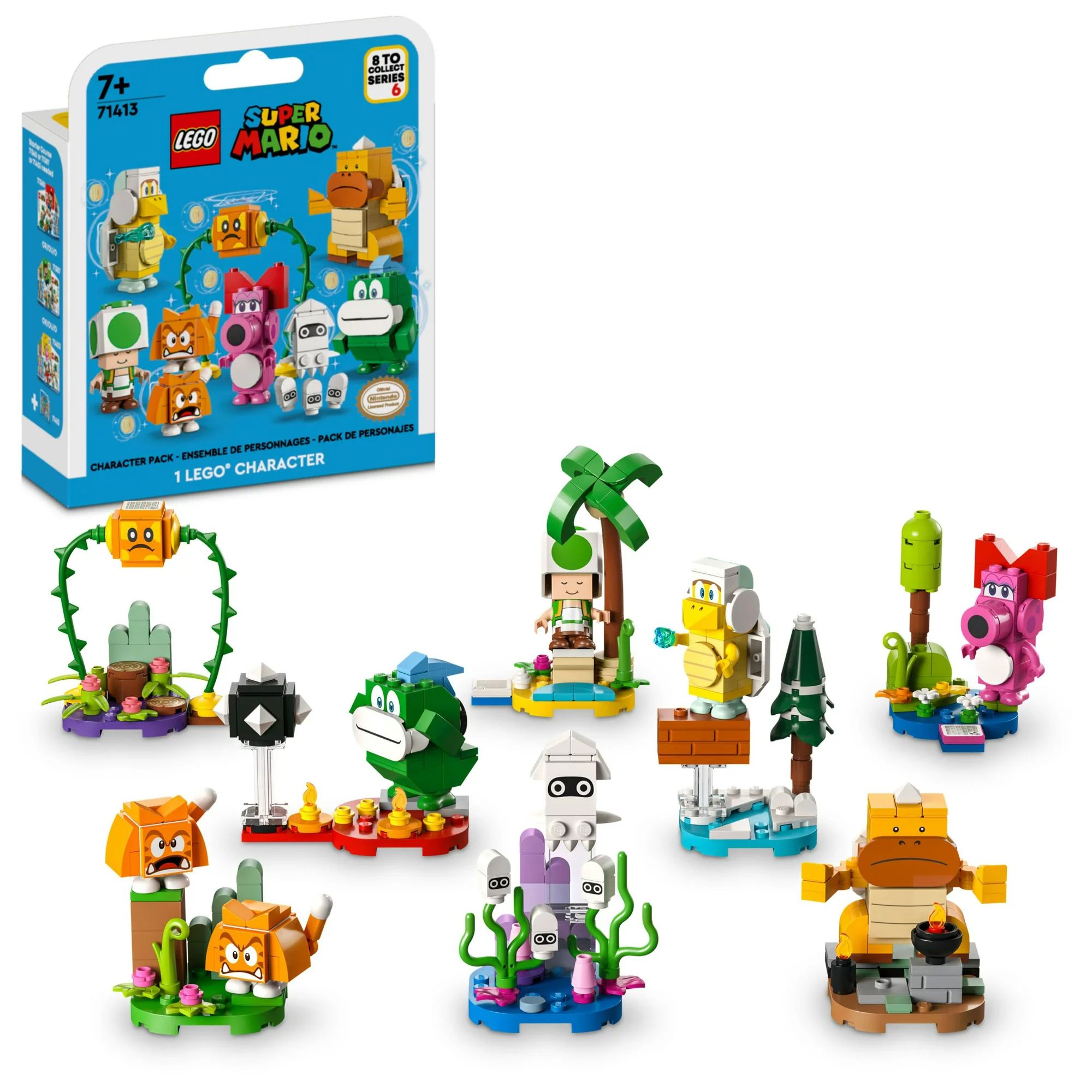LEGO Super Mario Character Packs – Series 6 Figure Set 71413 - Walmart.com | Walmart (US)