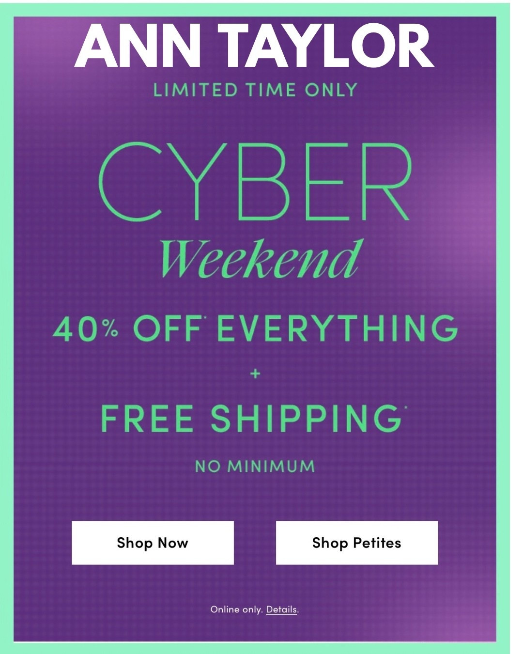 ‼️ 40% OFF SALE @Ann Taylor ‼️ And FREE SHIPPING on all orders!!
Spruce up your new Spring Wardrobe—- 
Easter Outfit - WorkWear - Party Outfit- Vacation- Travel - Office Outfit 

Follow my LTK @fashionistanyc on the @shop.LTK app to view this post and get my exclusive app-only content!

#liketkit #LTKSaleAlert #LTKootd
@shop.ltk
https://liketk.it/5ZyFe
