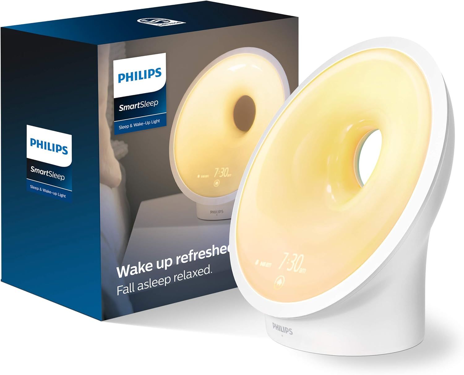 Philips SmartSleep Sleep and Wake-Up Light, Simulated Sunrise and Sunset, Multiple Lights and Sou... | Amazon (US)