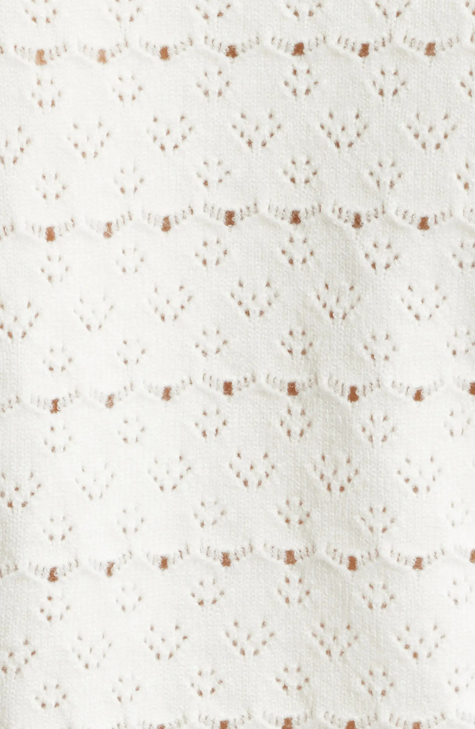 Pointelle V-Neck Crop Cardigan | Nordstrom