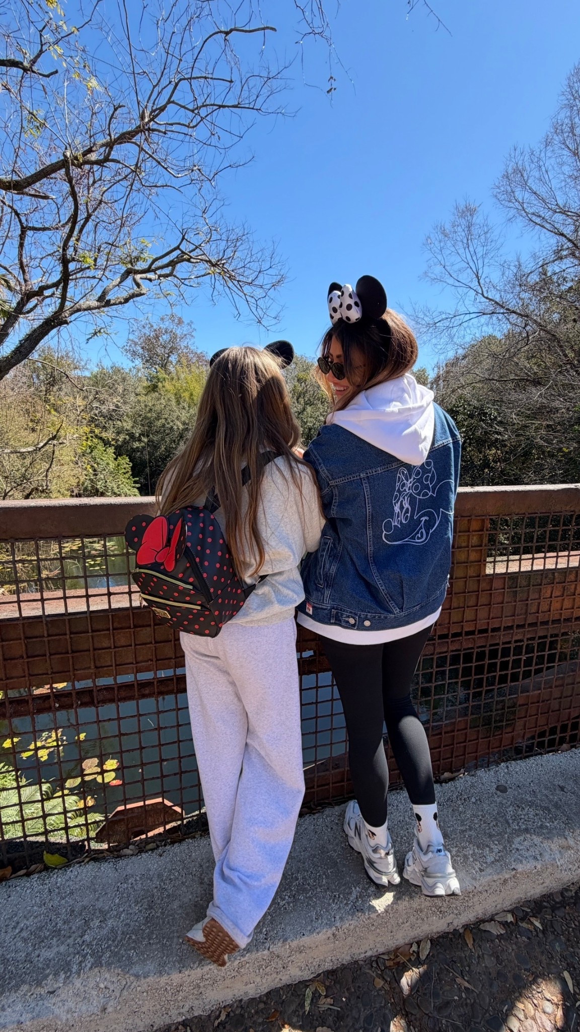 Disney outfit day 2! Small jacket, leggings. B is wearing xxs in aerie trousers. I wear small in them for reference. Disney mom outfits. Tween girl disney outfit 

#LTKActive #LTKKids #LTKTravel