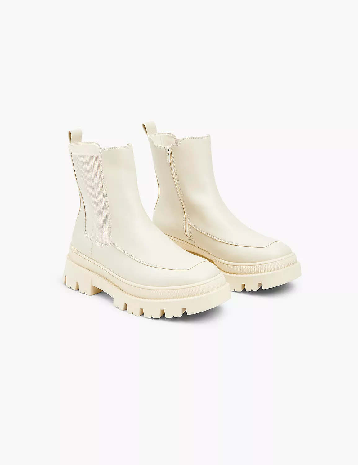 Dream Cloud Faux-Leather Super Lug Bootie | LaneBryant | Lane Bryant (US)