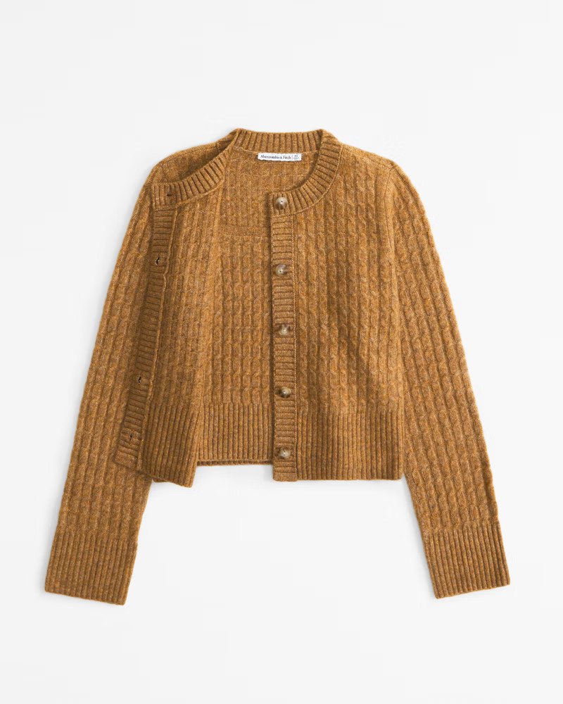 Women's Cable Tank & Crew Cardigan Set | Women's Tops | Abercrombie.com | Abercrombie & Fitch (US)