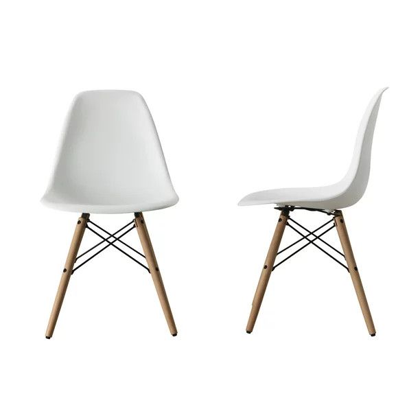 MainstaysMainstays Mid-Century Modern Dining Chair, Set of 4, White and Beech ColorUSD$109.81(3.7... | Walmart (US)