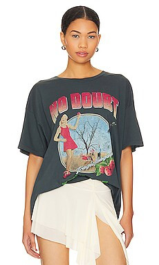 DAYDREAMER No Doubt Tour 87 Merch Tee in Vintage Black from Revolve.com | Revolve Clothing (Global)
