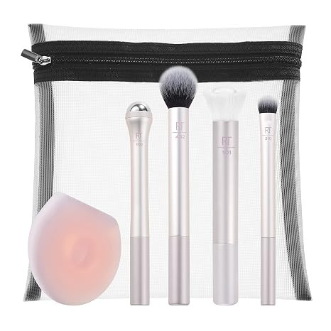 Real Techniques Limited Edition Me Time Makeup Brush and Skin Care, 6 Piece Valentine’s Day Gif... | Amazon (US)