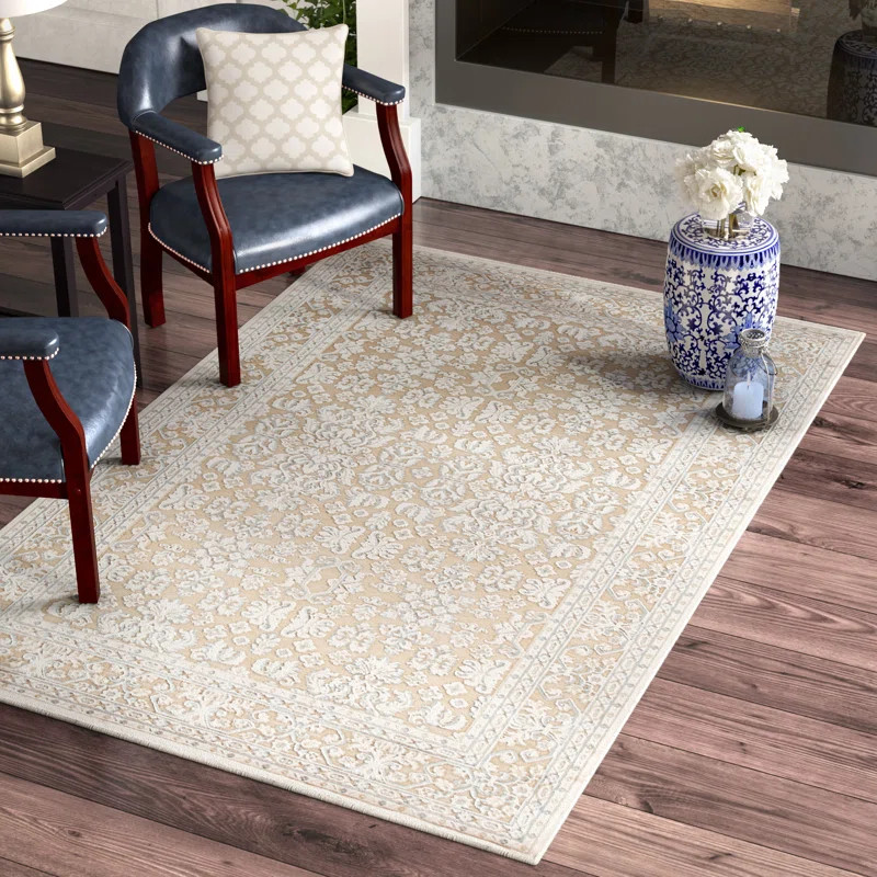 Harting Hand-Tufted Warm Sand Area Rug | Wayfair North America