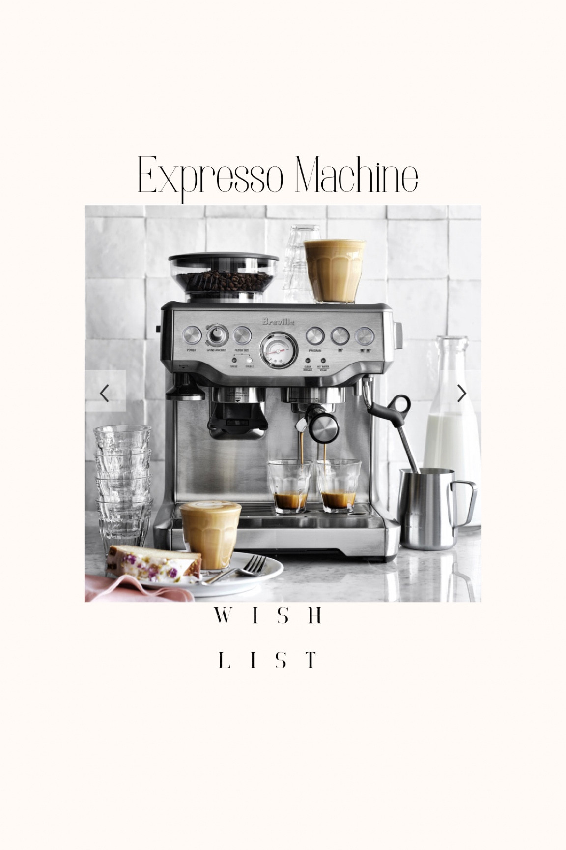 Are you trying to  figure out what to ask for , for Christmas? I’m sharing some items from my wishlist! All you have to do is send the link or purchase for yourself! 

I love entertaining! An expresso machine will add an elevated experience to any brunch or late night gathering 

#giftsforhim #giftsforher

#LTKGiftGuide #LTKhome #LTKHoliday