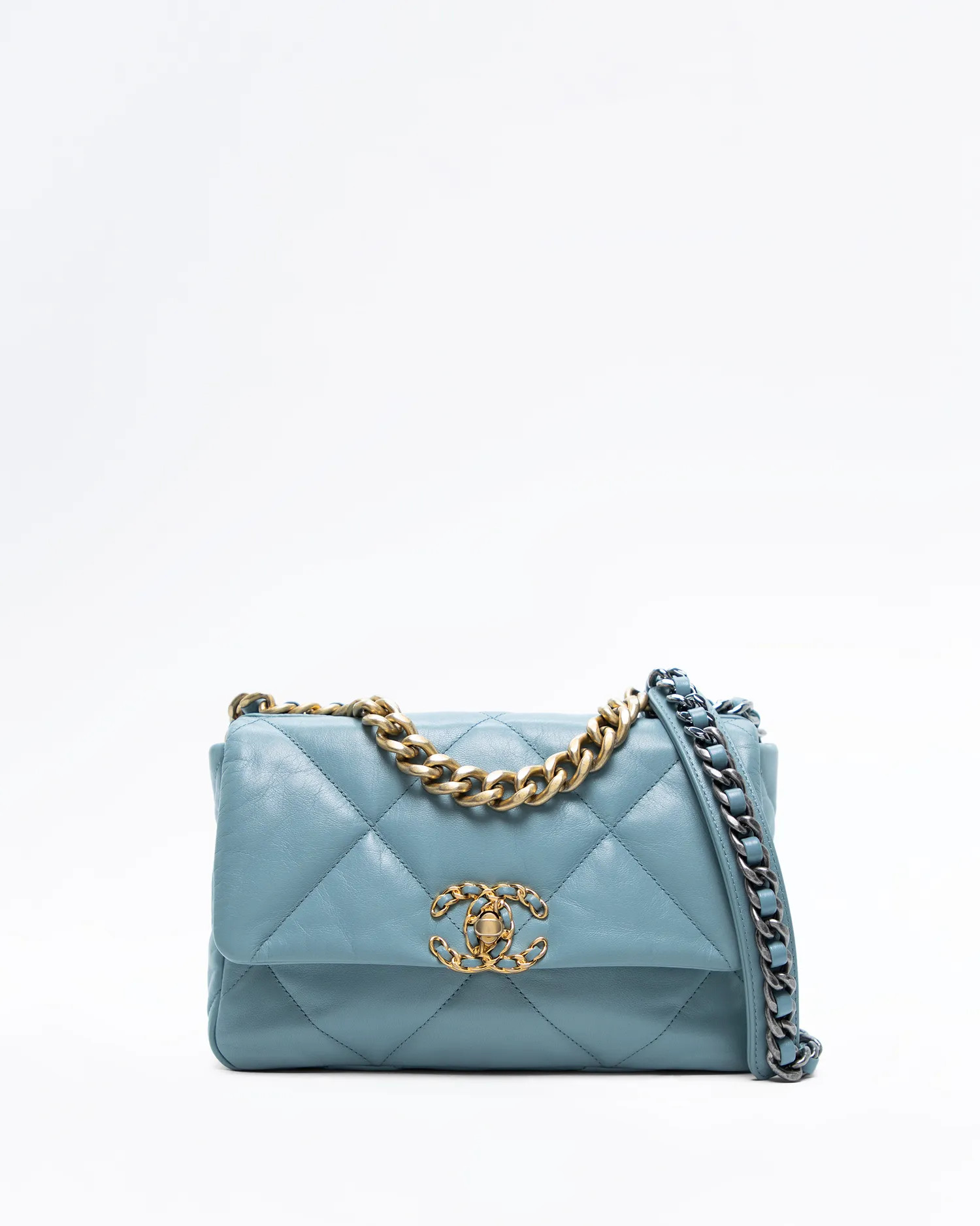 Lambskin Chanel 19 Flap Bag | Vivrelle