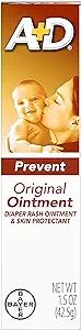 A&D Diaper Rash Ointment & Skin Protectant, Original -1.5 Ounces - 2 Pack | Amazon (US)
