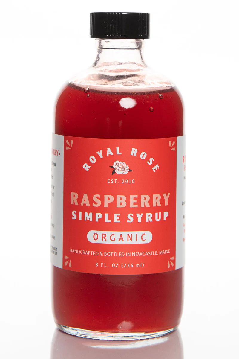 Raspberry Organic Simple Syrup | Royal Rose Syrups