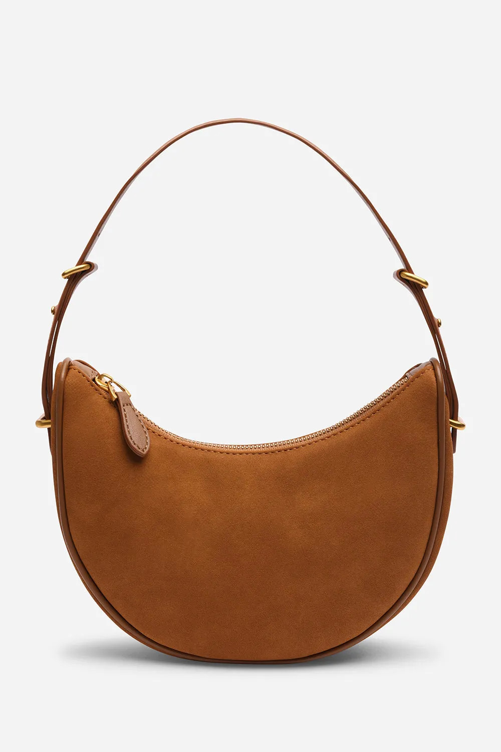 Tan Where's That From 'Pebble' Modern Half Moon Shoulder Bag | Boohoo | Boohoo.com (UK & IE)