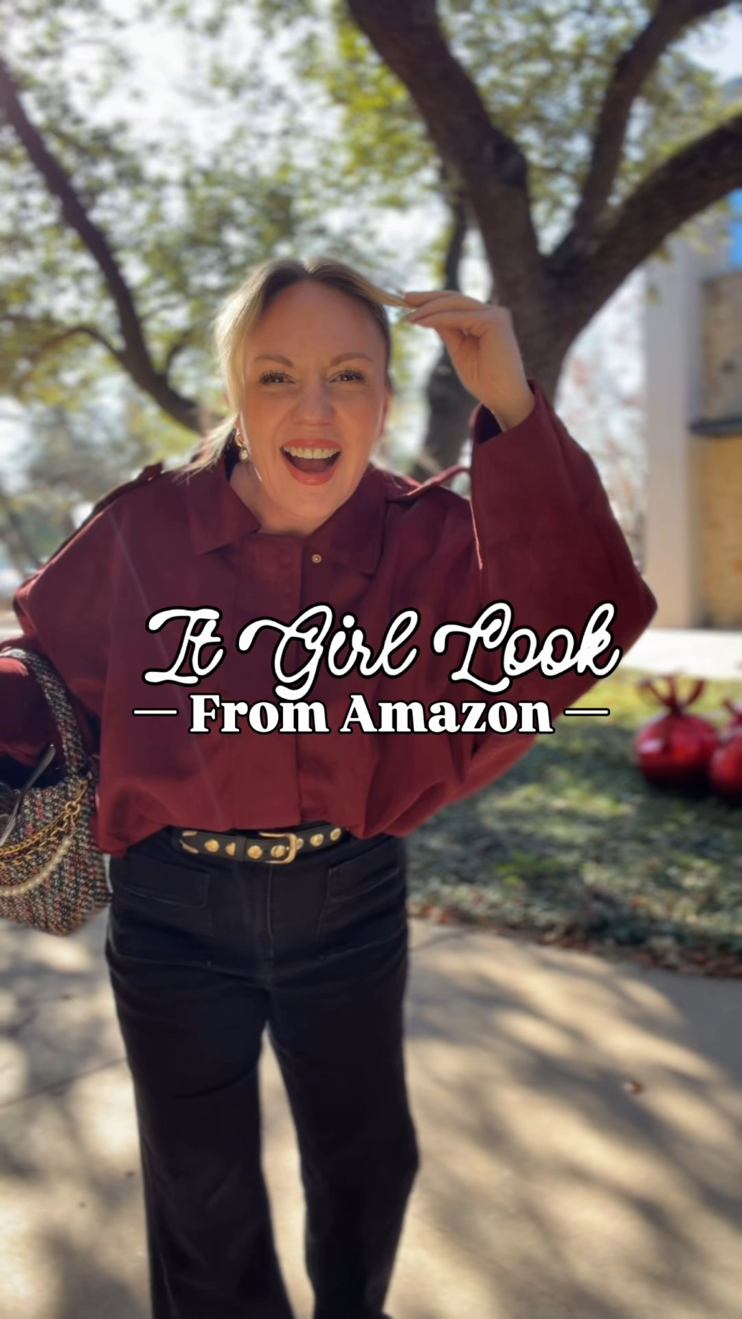 Medium jacket & tee; 8 jeans 

#LTKOver40 #LTKPetite #LTKSaleAlert