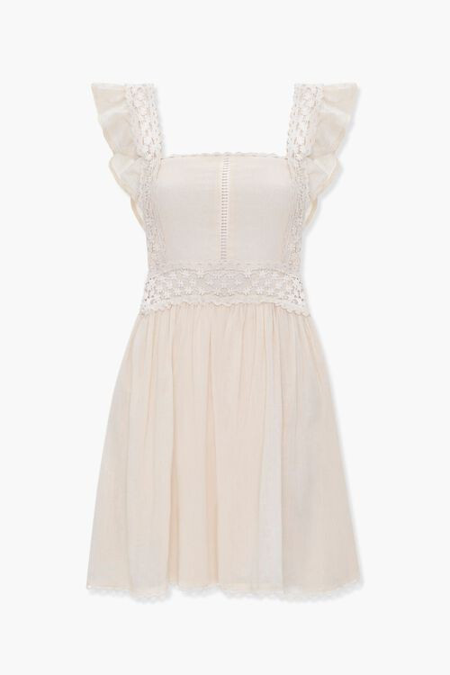 Crochet-Trim Fit & Flare Dress | Forever 21 (US)