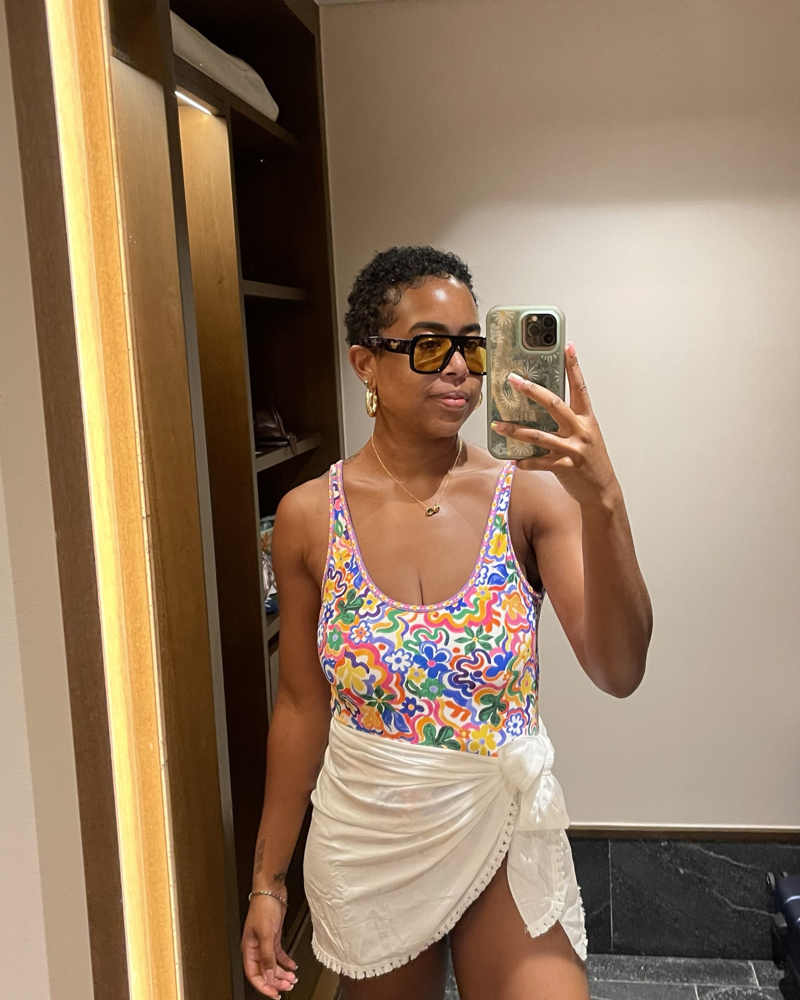 LOVE the print on this one piece swim from Bydee and cover-up is Amazon #vacationootd #vacationwear 

#LTKSwim #LTKTravel