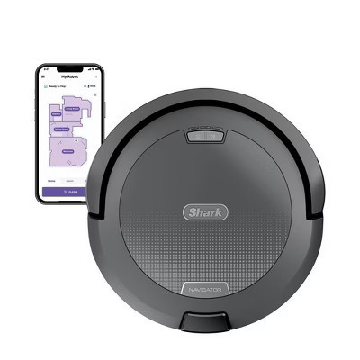 Shark Navigator Cordless Robot Vacuum with SmartPath Navigation and Self-Cleaning Brushroll RV2110 Gray | Target
