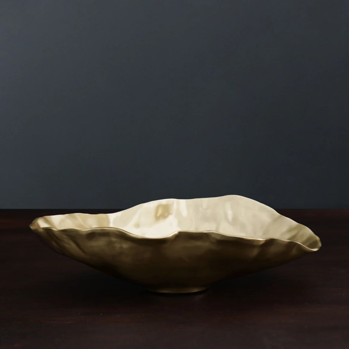 Beatriz Ball Sierra Modern Maia Gold Oval Bowl | Sabavi Home