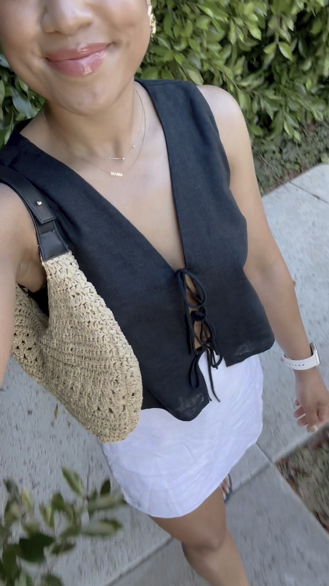 This linen blend tie front top is back in black with white piping detail! So cute! And on sale 20% off! 


#LTKFindsUnder50 #LTKSaleAlert