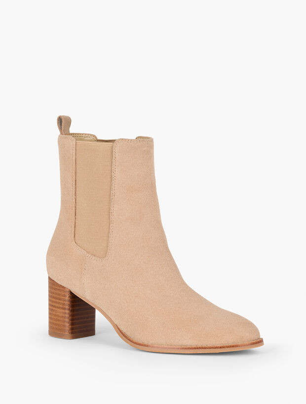 Isra Chelsea Suede Ankle Boots | Talbots