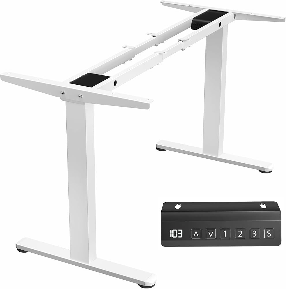 VIVO Dual Motor Electric Sit Stand Desk Frame, 220 lbs Capacity, Memory Controller Height Adjustm... | Amazon (US)
