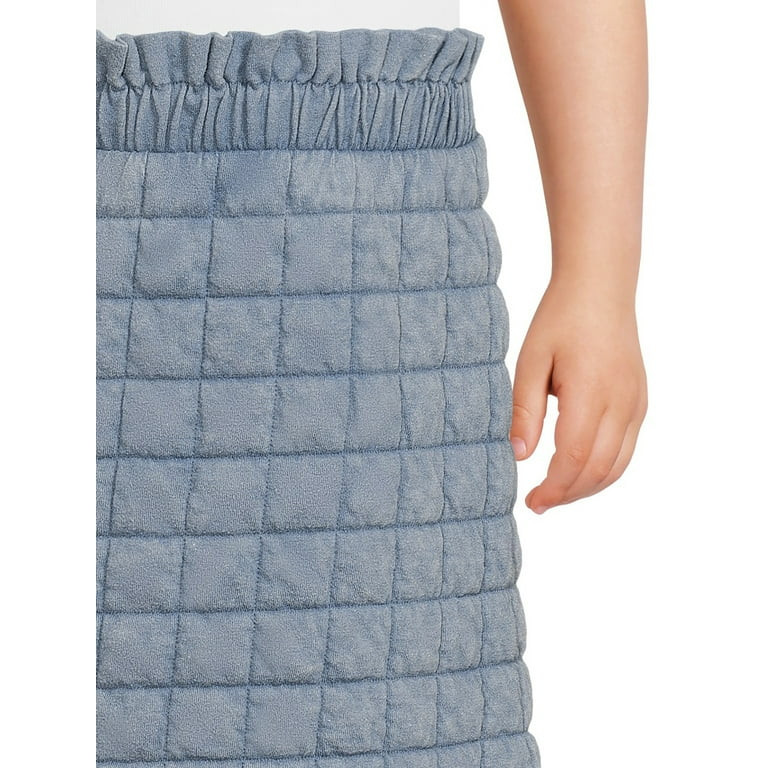Wonder Nation Girls Quilted Skirt, 2-Pack, Sizes 4-18 & Plus | Walmart (US)