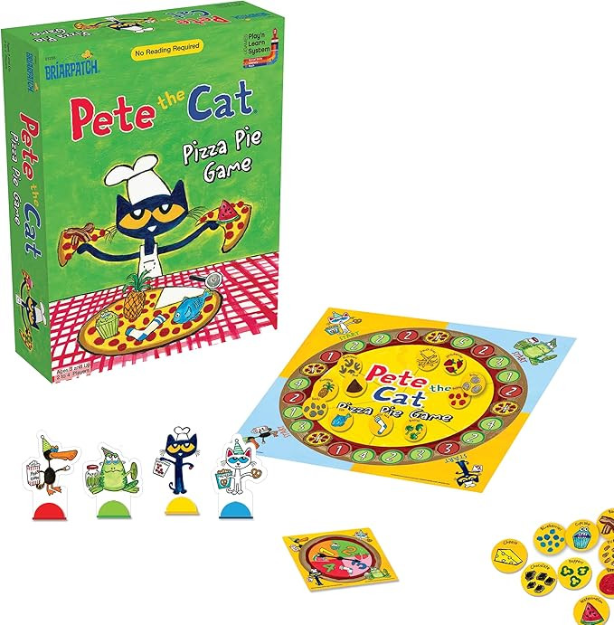University Games Pete the Cat Pizza Pie Game Green, Ages 3 years and Up | Amazon (US)