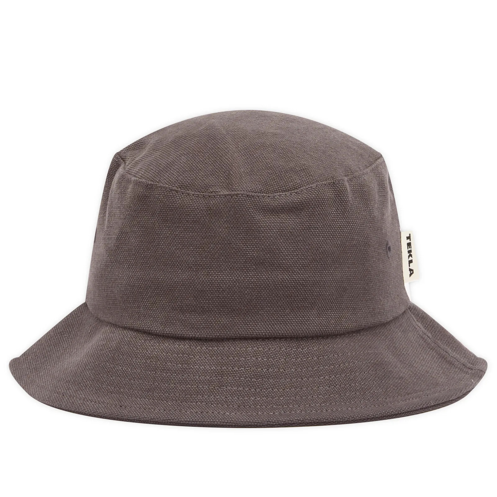 Tekla Fabrics Bucket Hat in Black Sand, Size Medium | END. Clothing | END. Clothing