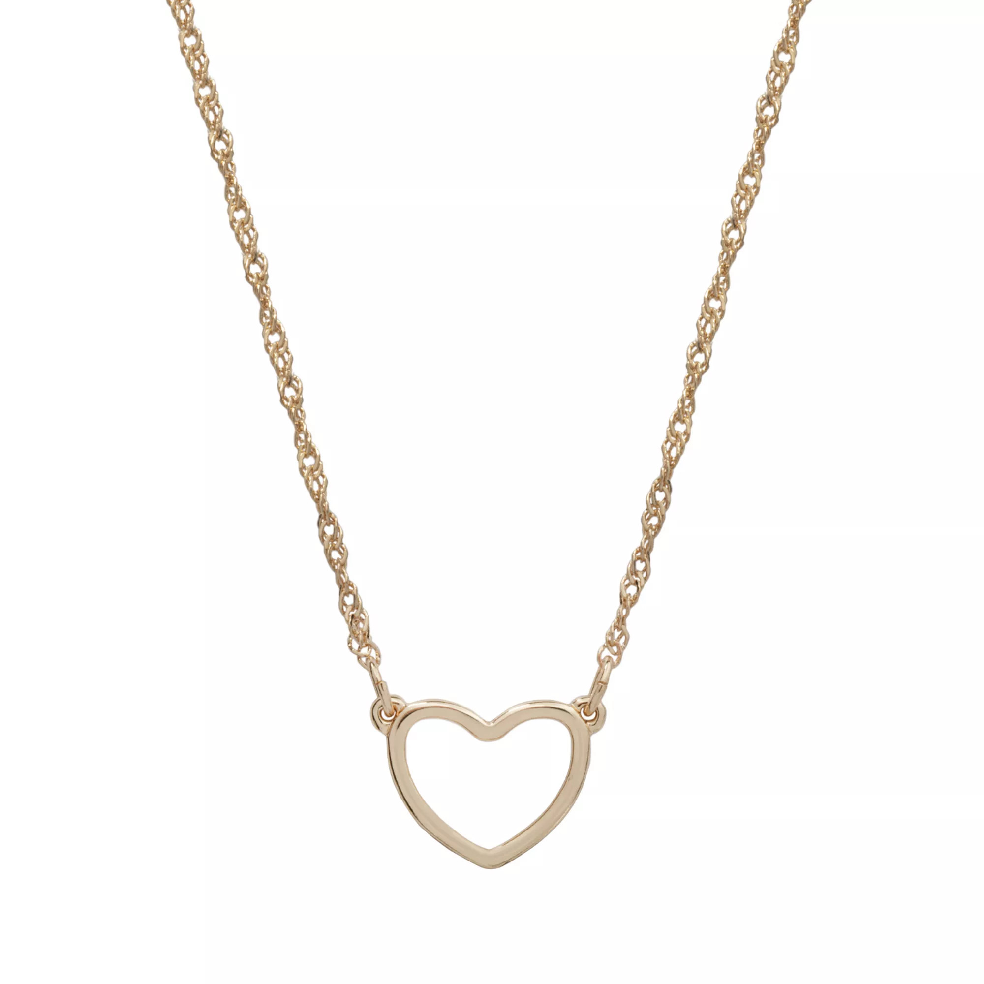 LC Lauren Conrad Heart Necklace | Kohl's
