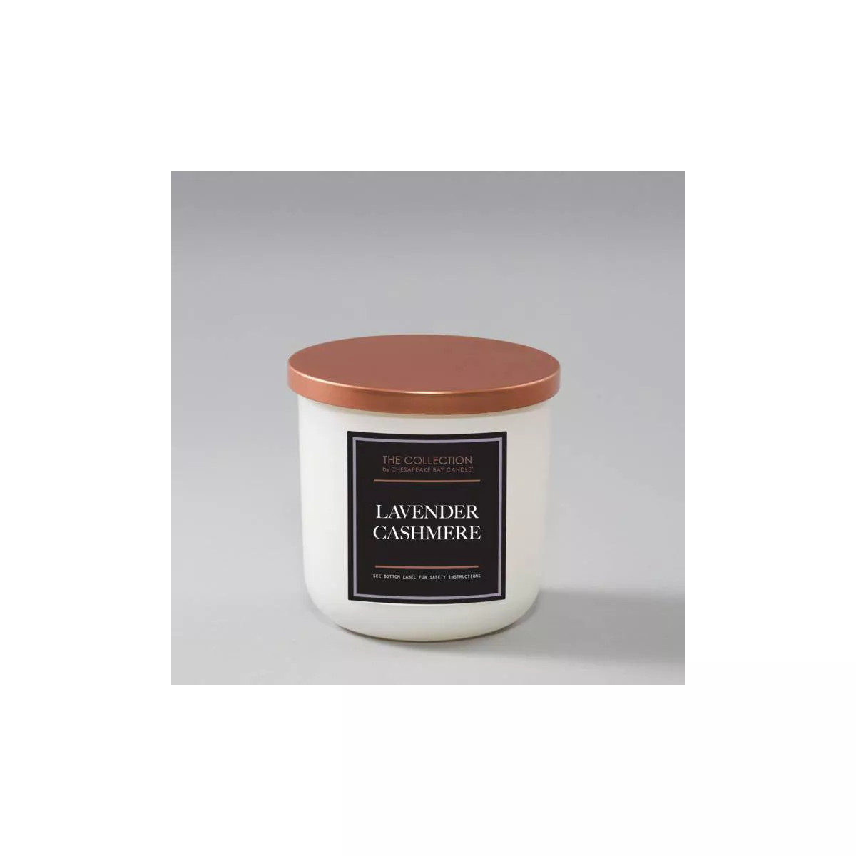 2-Wick White Glass Lavender Cashmere Lidded Jar Candle 12oz - The Collection by Chesapeake Bay Ca... | Target