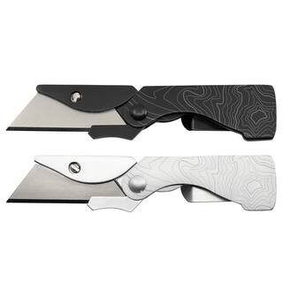 E.A.B. Utility Pocket Knife Set in Topo (2-Piece) | The Home Depot