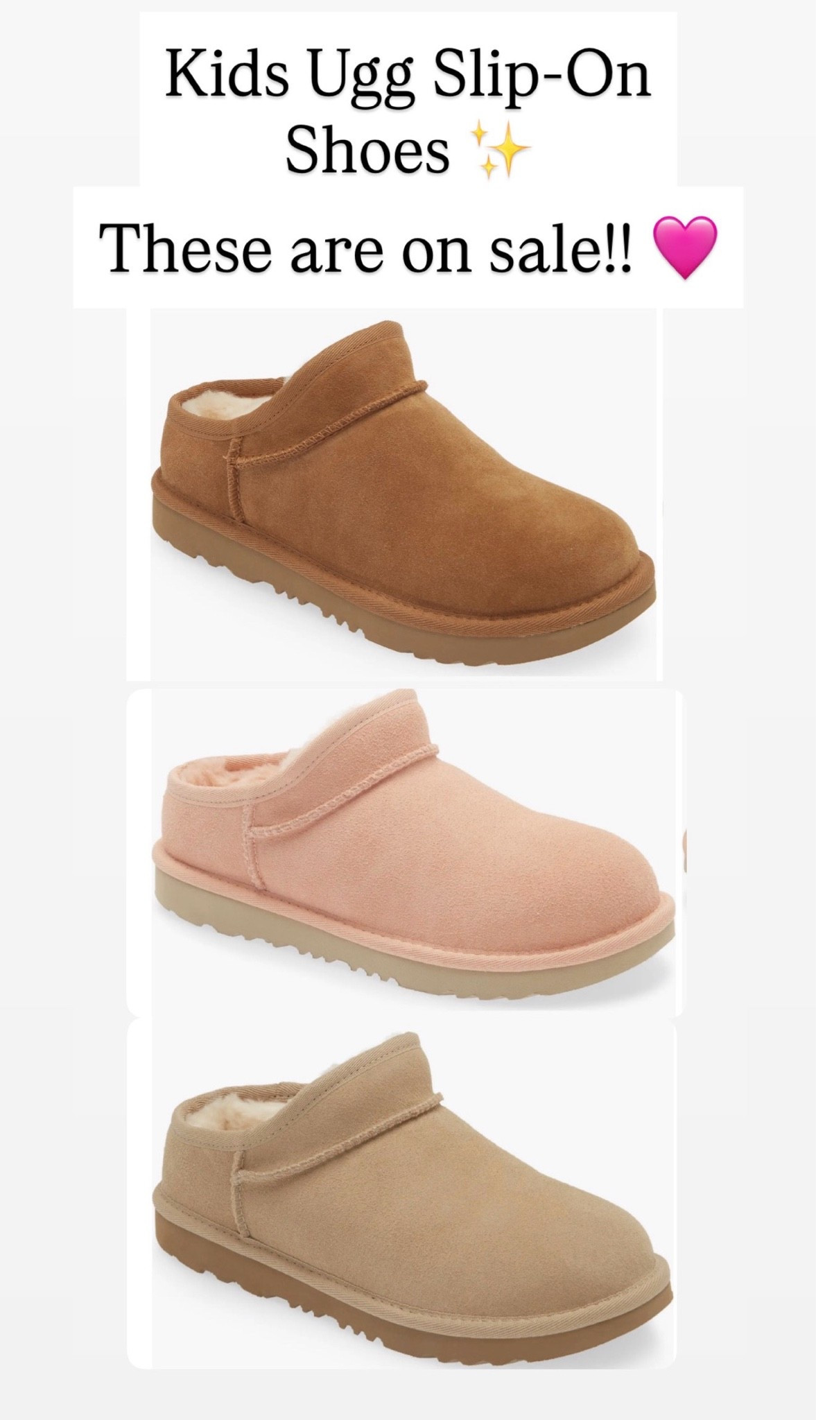 Kids Ugg slip-on booties

#LTKKids #LTKSaleAlert