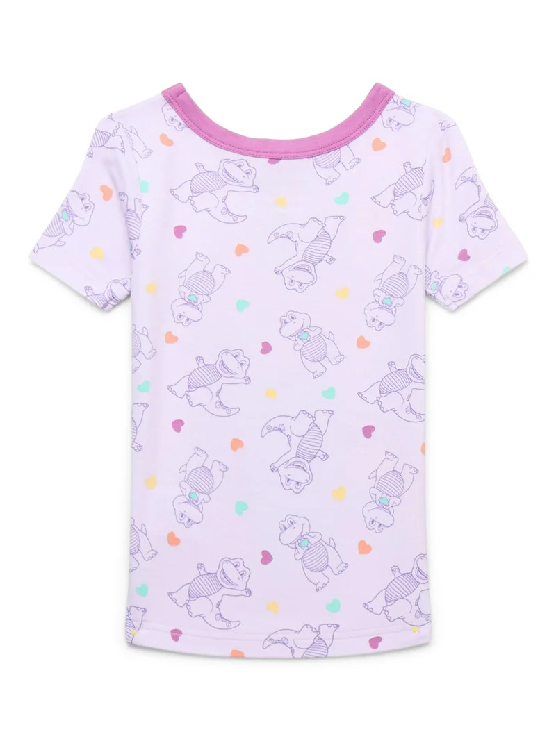 Character Toddler Viscose Tee and Short Sets Pajama Set, 2-Piece, Sizes 12M-5T | Walmart (US)