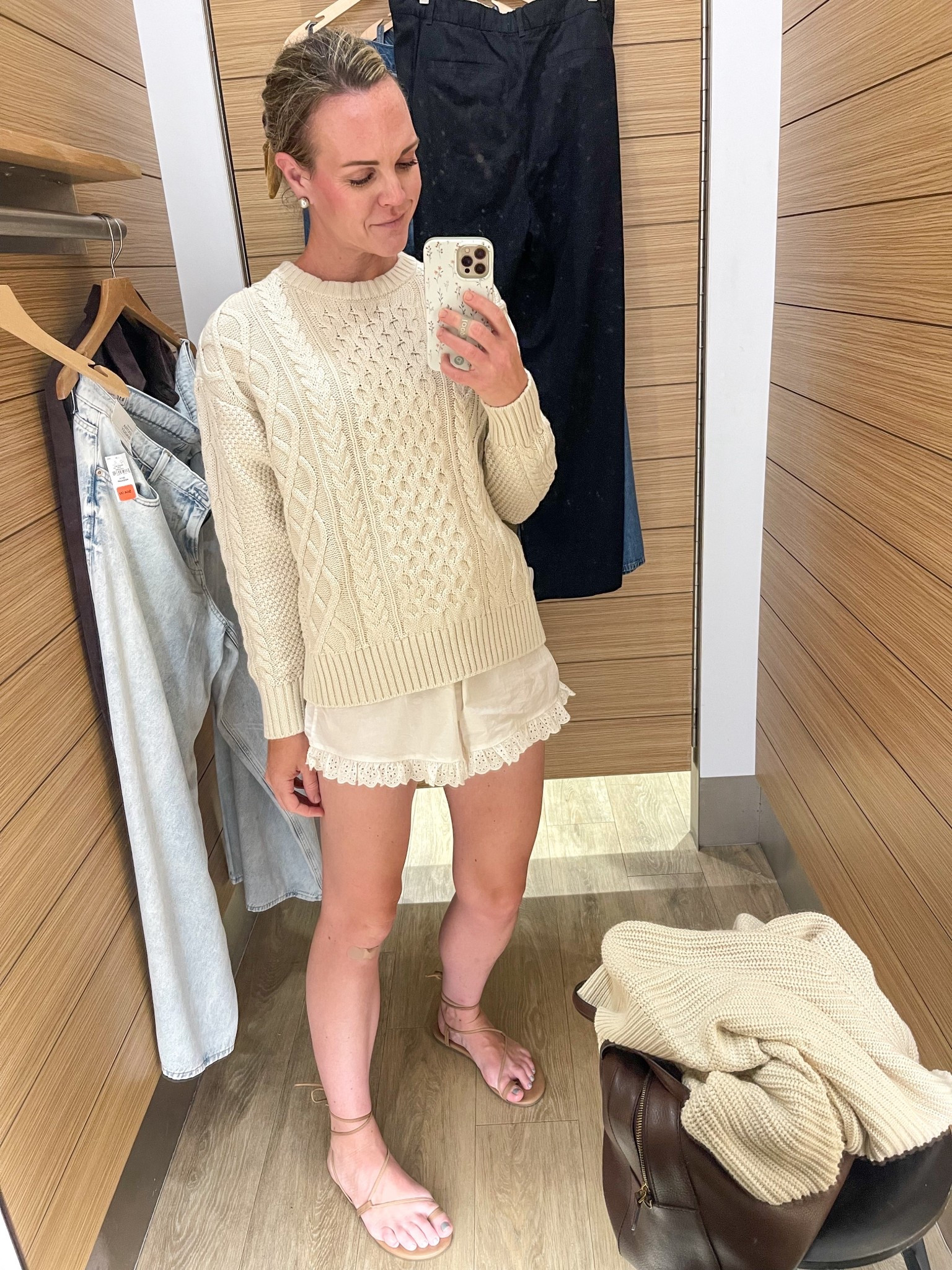 Sweater weather is coming. Found this cotton cable knit to add to my collection. It’s currently on sale for under $80. Runs quite large, I’m in the XXS. Also comes in navy. 

#LTKOver40 #LTKFindsUnder100 #LTKSaleAlert