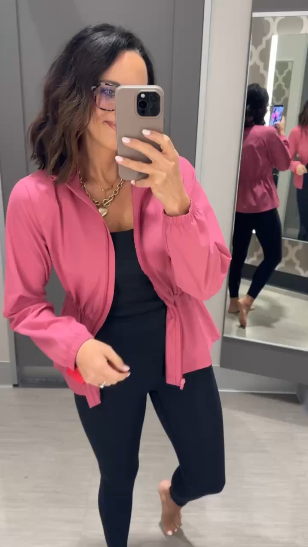 Y'all check out this outfit from @Target. So pretty and great for running errands, drop offs, lunches. Love this pink color. 

Mom style approved outfit navy pants women’s fashion affordable Target finds casual outfits jackets mom life active wear mom approved VintagePickin 

#LTKActive #LTKOver40 #LTKSeasonal