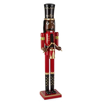 North Pole Trading Co. 36" African American Drummer Christmas Nutcracker | JCPenney