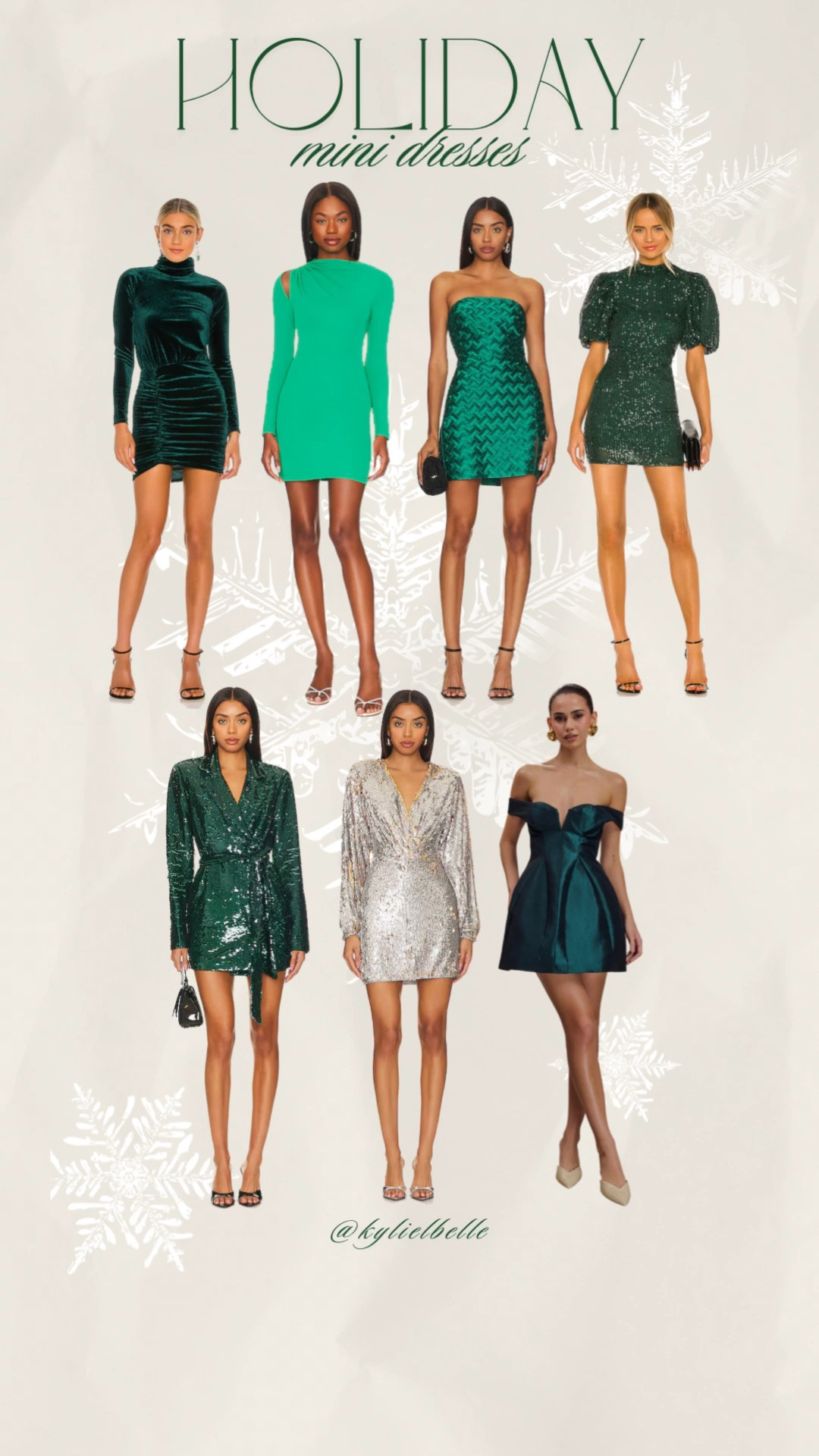 these mini dresses are perfect for festive parties, elegant dinners, or just shining bright all season long! I rounded up my favorite looks that will have you feeling merry and chic 🎄❄️ 
#HolidayStyle #MiniDresses #LTKHoliday