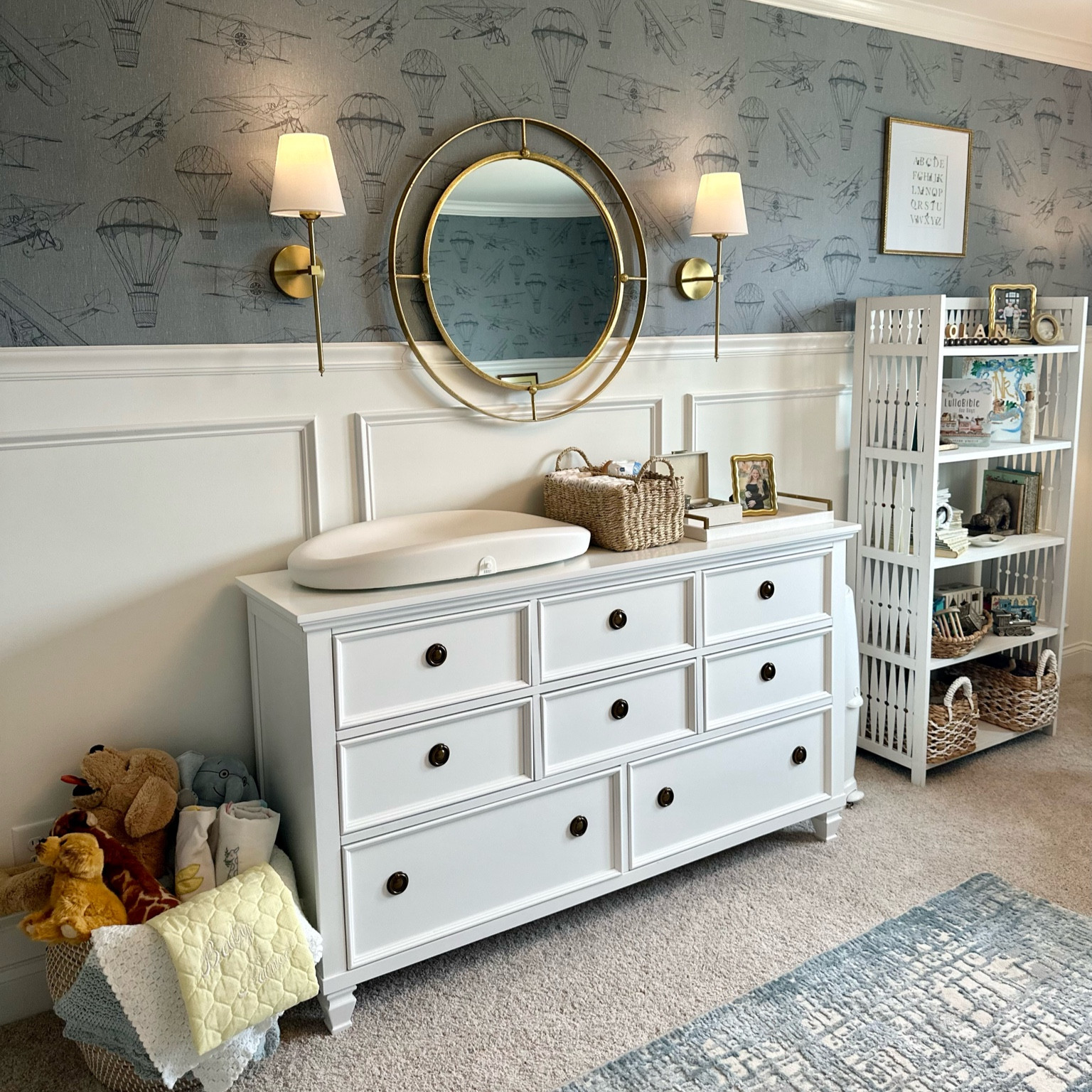 Shop Nolan’s Nursery details below💙 #babyboy #nurserydecor #nurseryreveal 

#LTKBaby #LTKBump #LTKKids