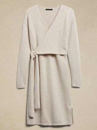 Wrap Midi Sweater Dress | Banana Republic Factory