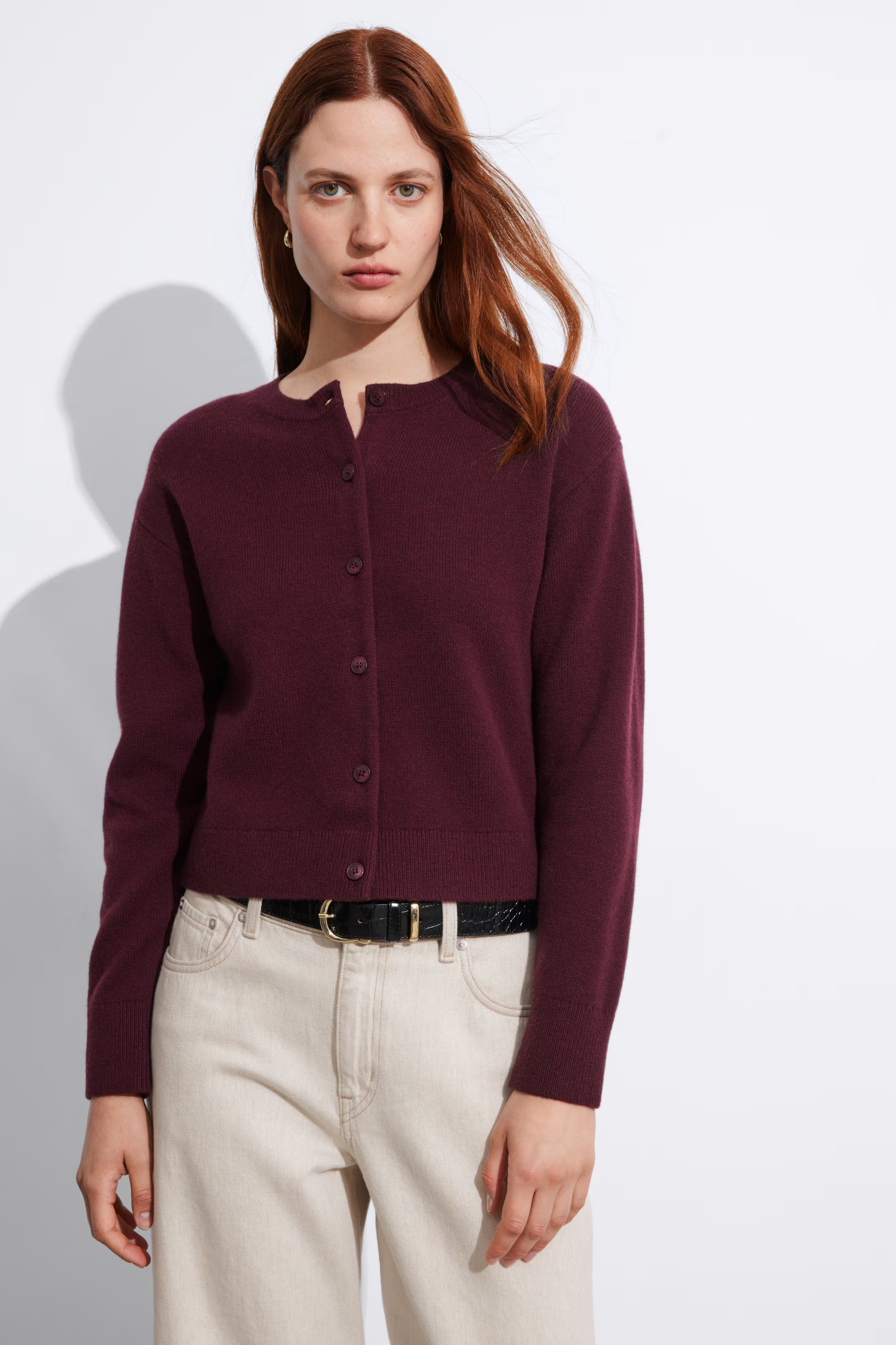 Boxy Merino Wool Cardigan | H&M (UK, MY, IN, SG, PH, TW, HK)