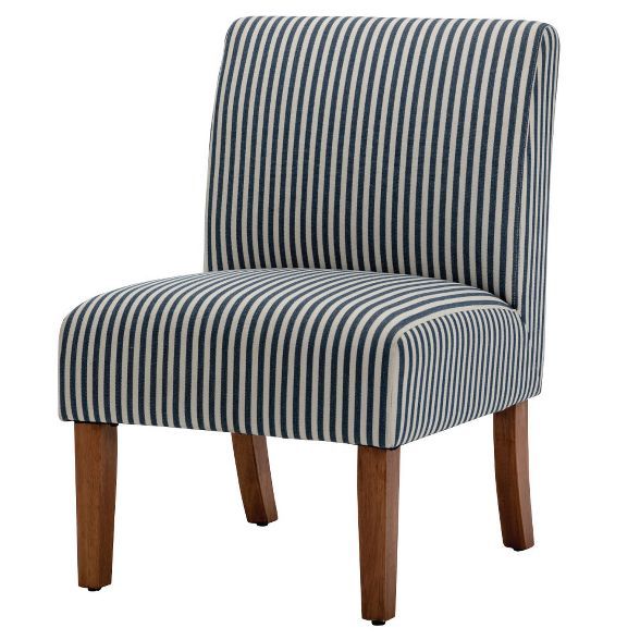 eLuxury Armless Striped Accent Chair | Target