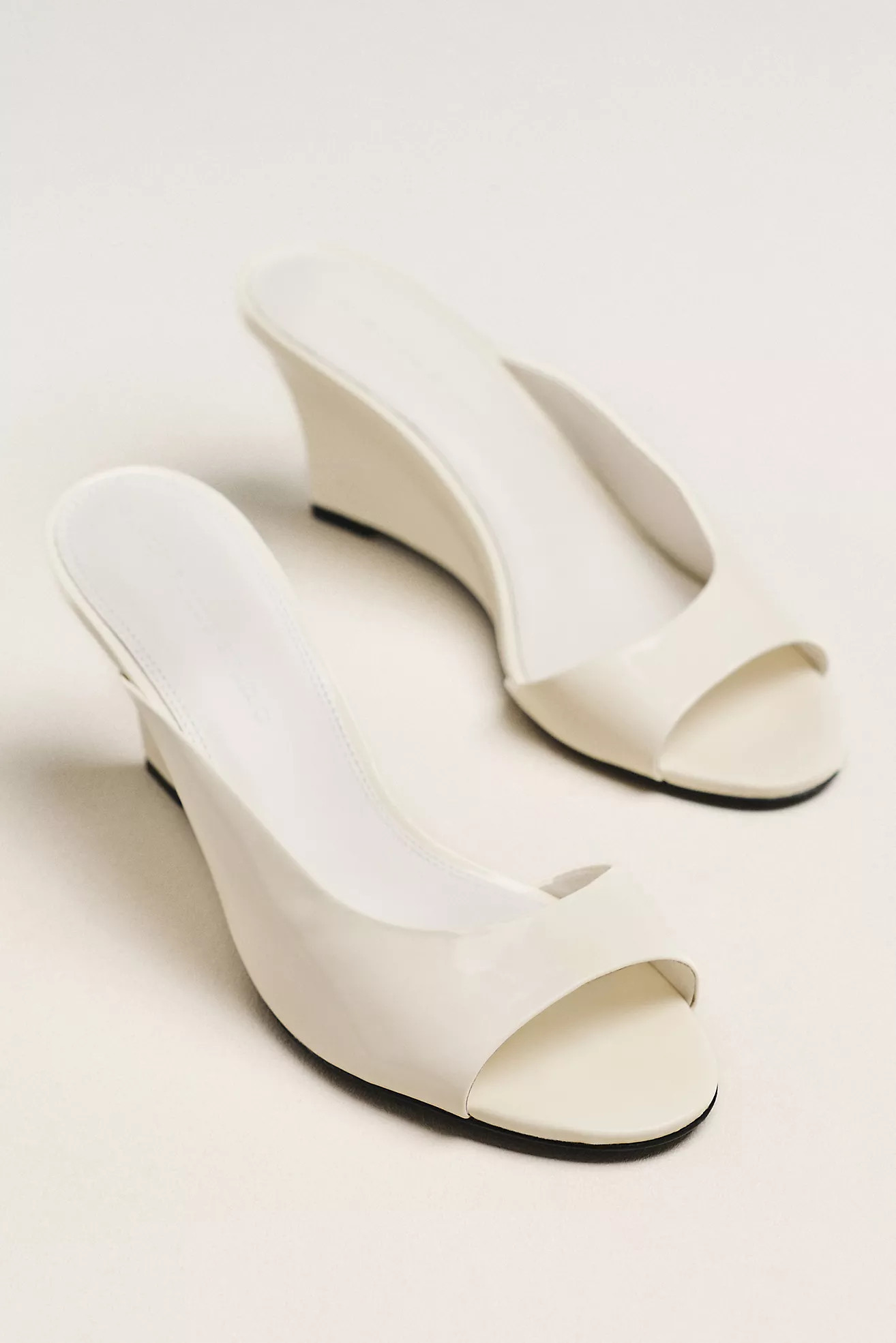 Black Suede Studio Arisha Wedge Sandals | Anthropologie (US)
