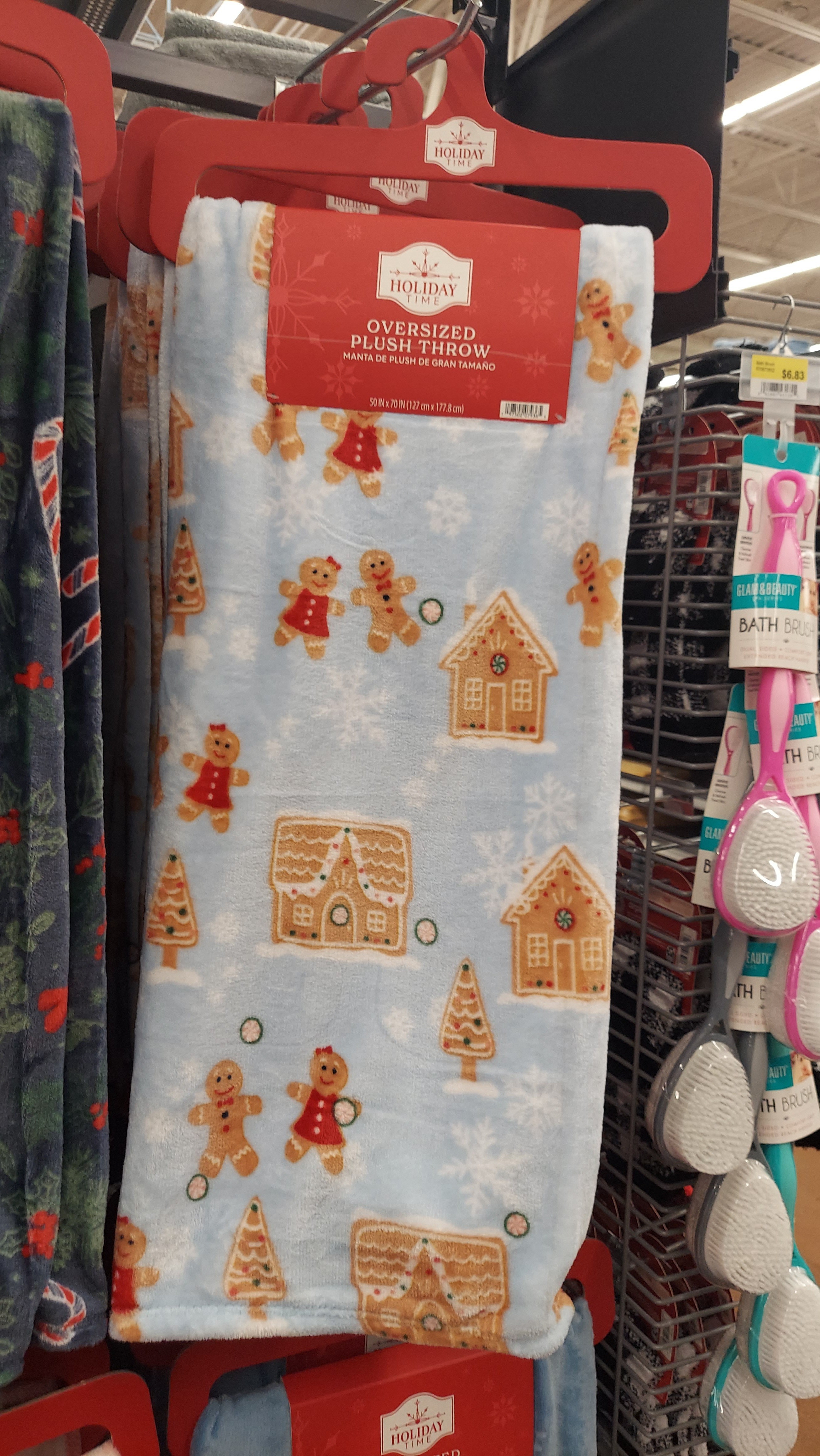 Keep warm with this adorable gingerbread throw. 

#LTKSeasonal #LTKCyberWeek #LTKHome