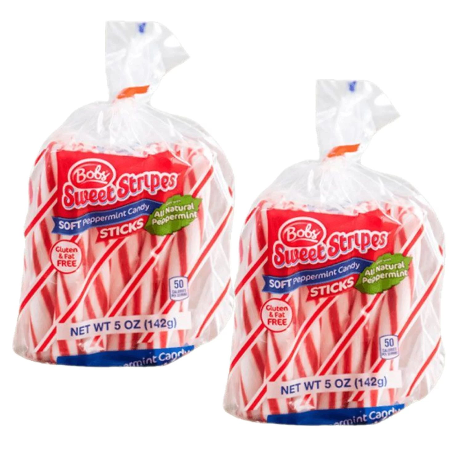 Bob's Sweet Stripes Peppermint Candy Cane, Soft Mint Stir Sticks Real Peppermint Oil with Classic... | Walmart (US)
