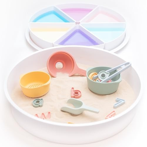 Inspire My Play Sensory Bin with Lid and Removable Storage Inserts - Sensory Bins for Toddler Crafts - Kids Sensory Toys for Autistic Children - Sensory Activities for Toddlers | Amazon (US)